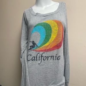 CHA SOR grey California sweatshirt
